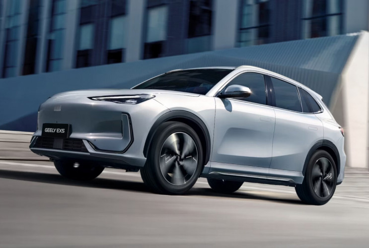 Электрический кроссовер Geely EX5 выходит на рынок Великобритании  Geely EX5