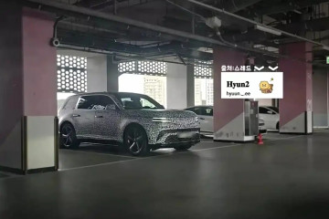 Шпионские фото раскрыли внешность Genesis GV90  Genesis GV90