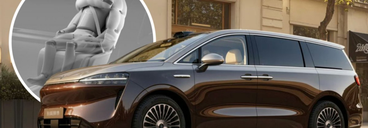 Минивэн Huawei Luxeed V9 станет первым серийным автомобилем с «шлемной» подушкой безопасности