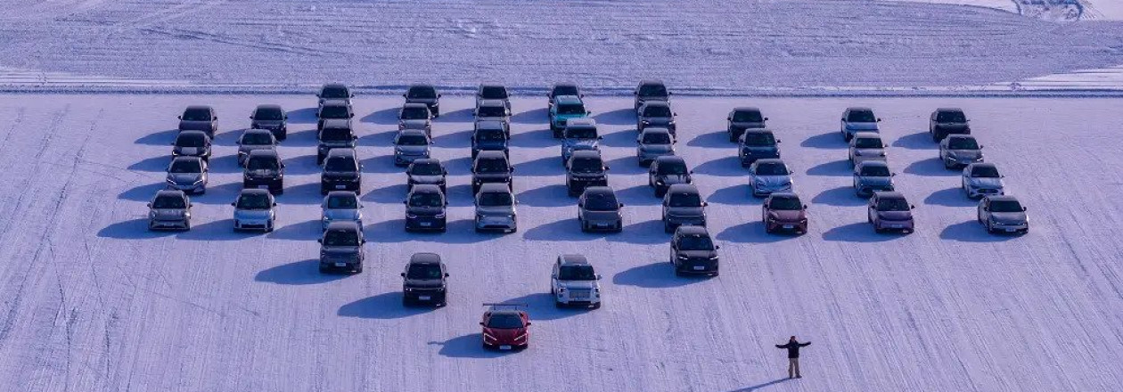 Масштабные зимние испытания электромобилей в Китае: 67 автомобилей, морозы до −25 C и семь экстремальных сценариев